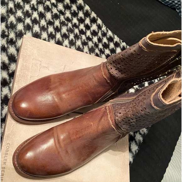 Bed Stu Cheshire Boots - Tan Rustic Taupe Rustic Mason BFS - Picture 6 of 8